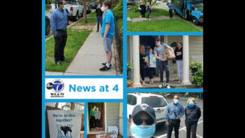 Tune into ABC7 News tonight at 4:15 pm to see Director of Student and Community Wellness, Frankie Engelking, Director of Community Inclusion and External Relations, Bobby Edwards, and the Mustang Blue Bus, make the rounds to pick up meals for Manna Food Center from our #McLeanSchool community members. ⁠ ⁠ #DistanceLearning #ABC7News