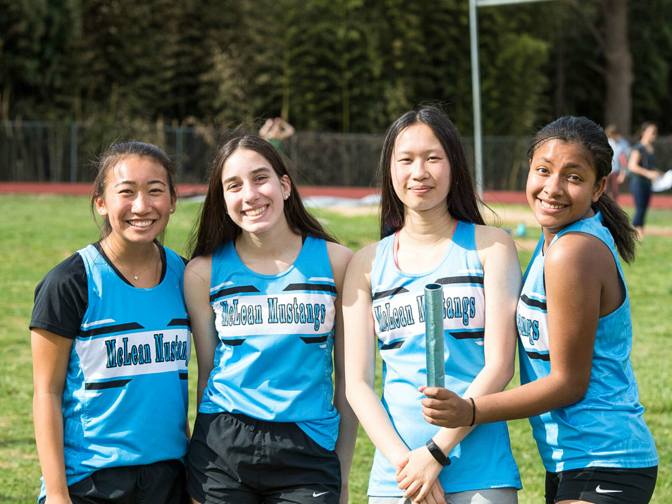 McLean girls track team stands together