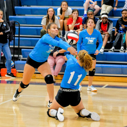 McLean girls varsity volleyball game