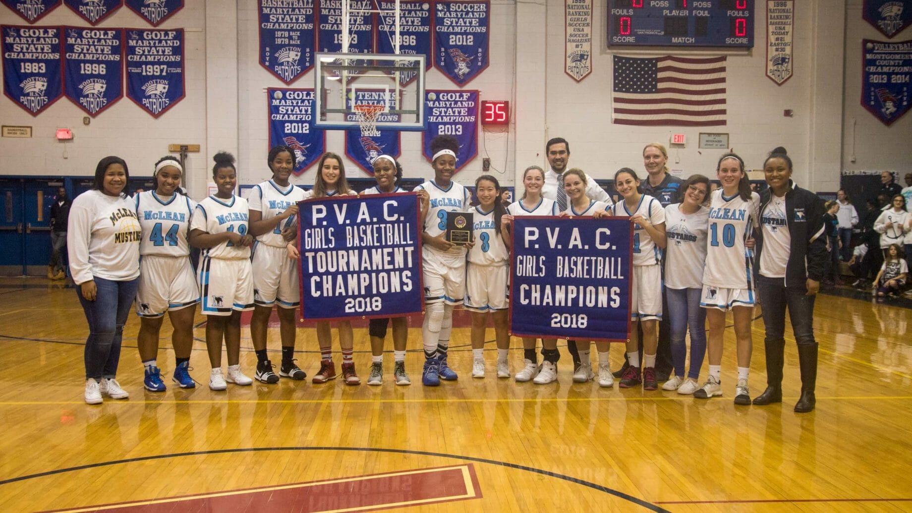 PVAC Girls Basketball Champions 2018
