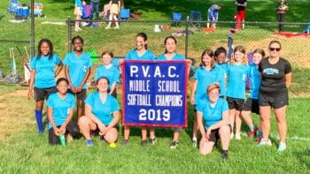 PVAC Middle School Softball Champions 2019