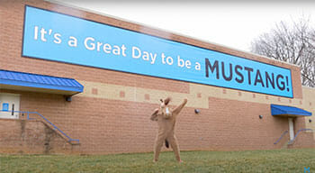 McLean Mustang Mascot