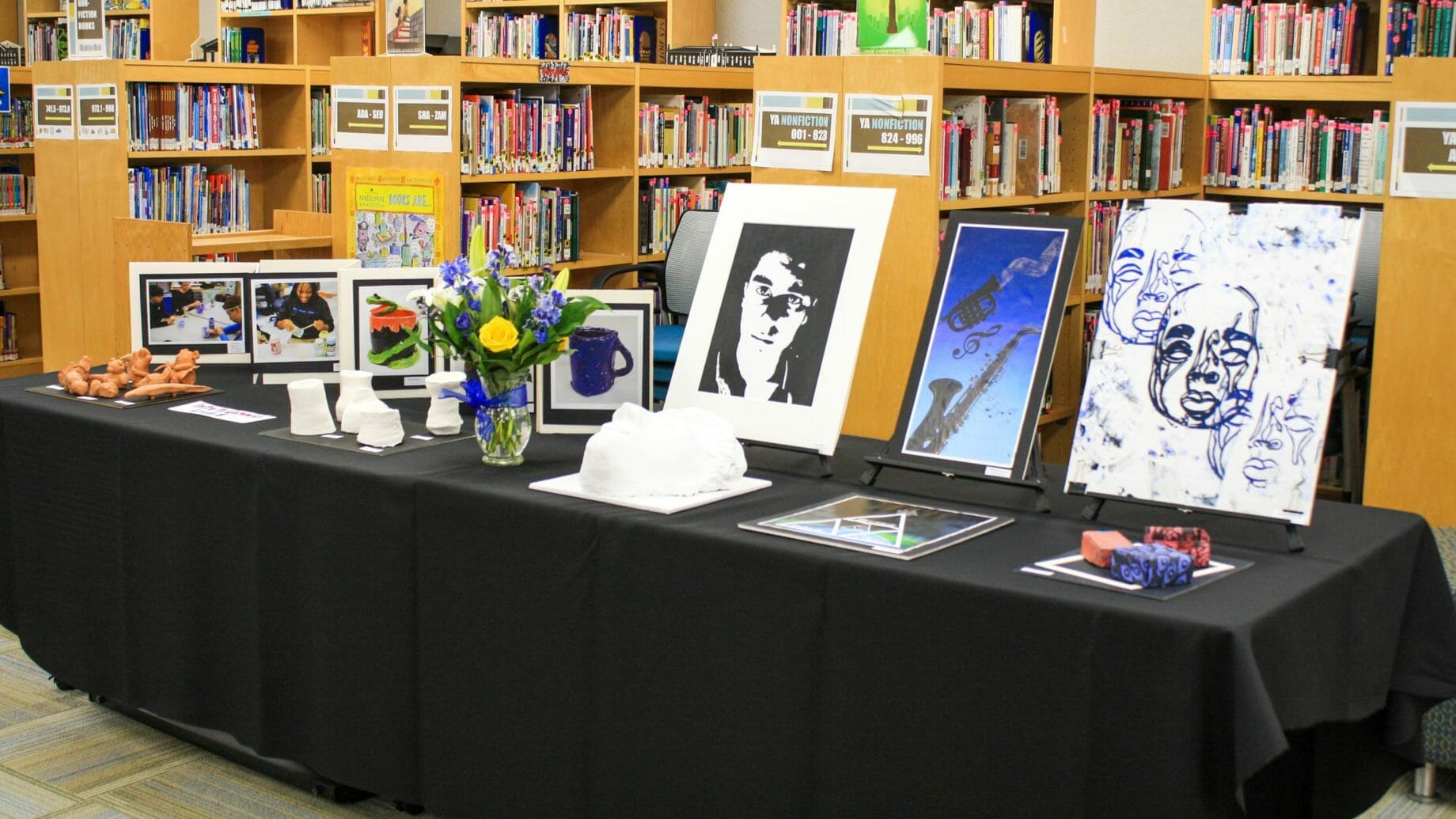 Student Art Table