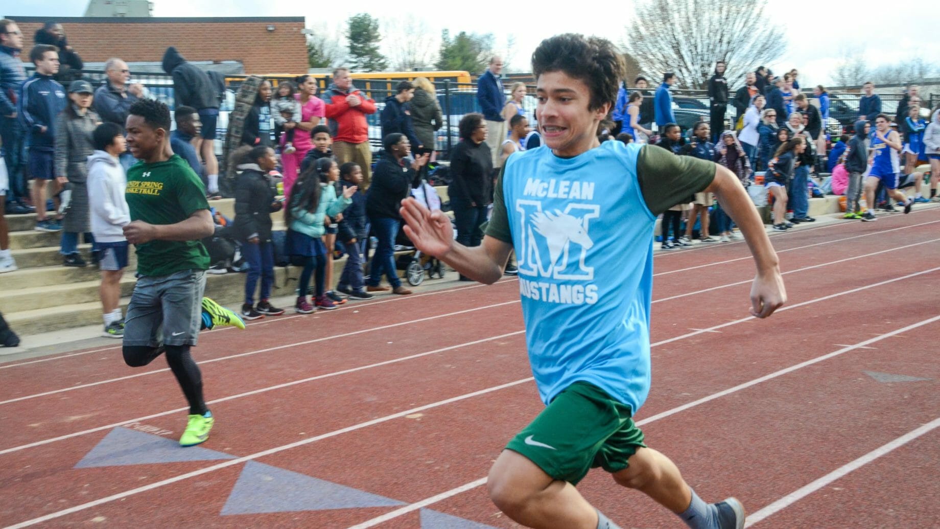 Students Running on Track