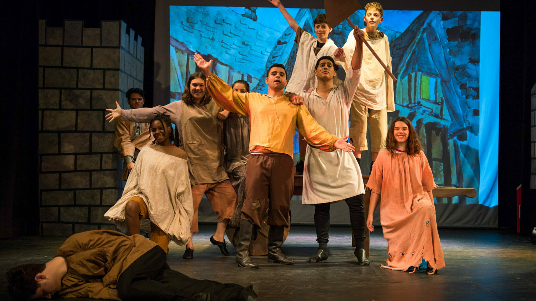 Performing in a Group Scene for a Play