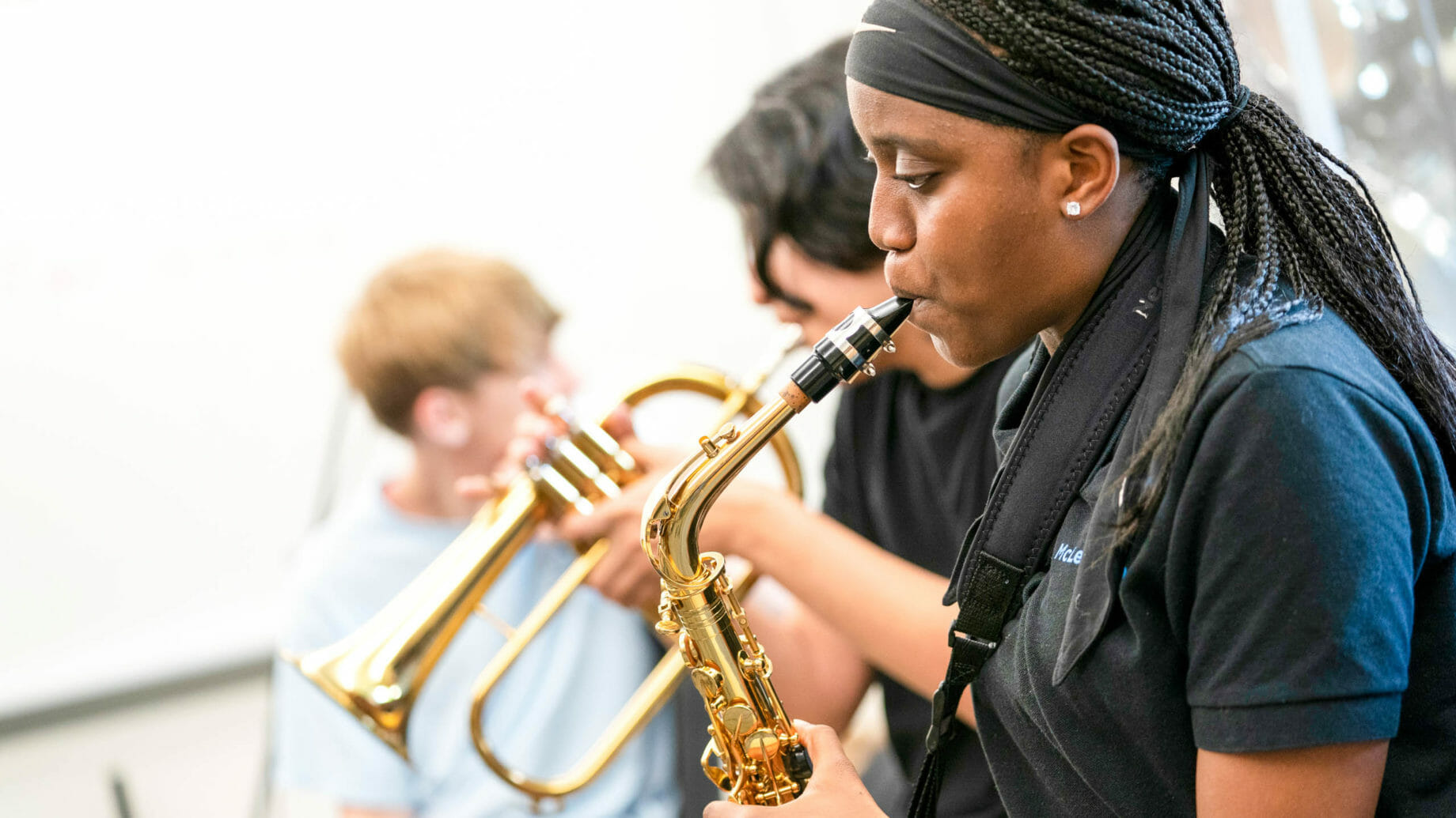 School Orchestra Performing
