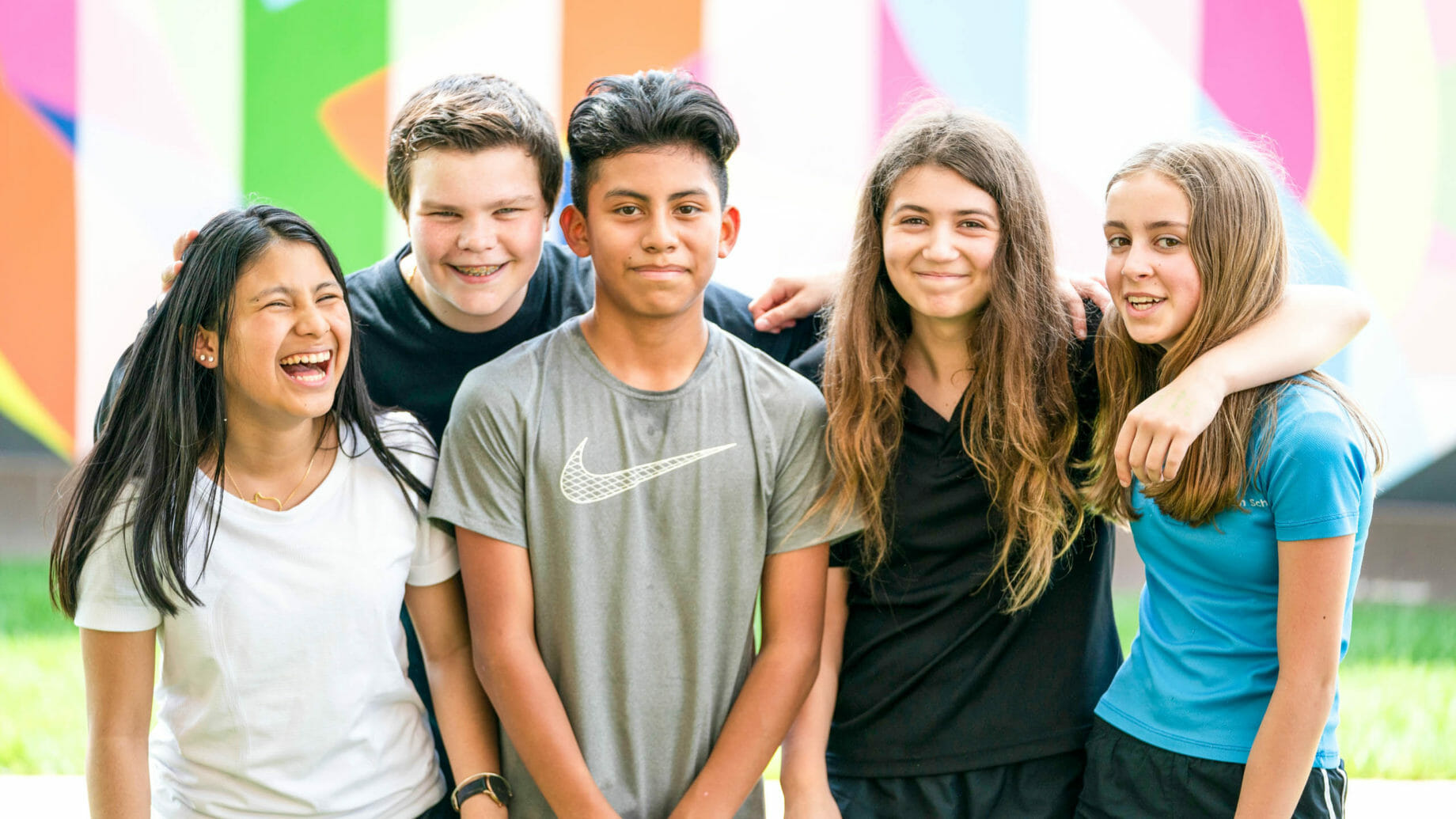 Students Hanging Together in Photo