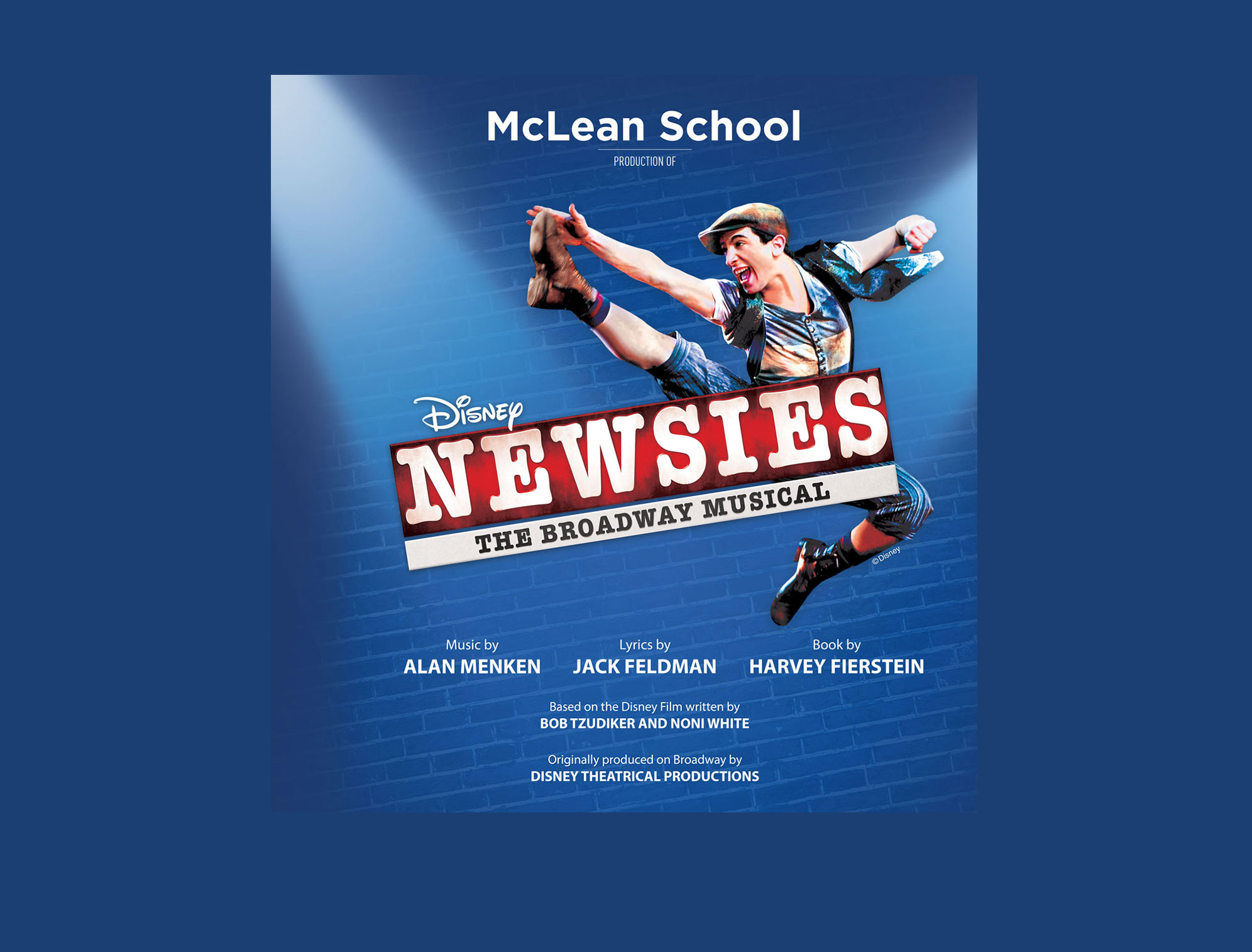 Newsies Spring Musical Mclean School