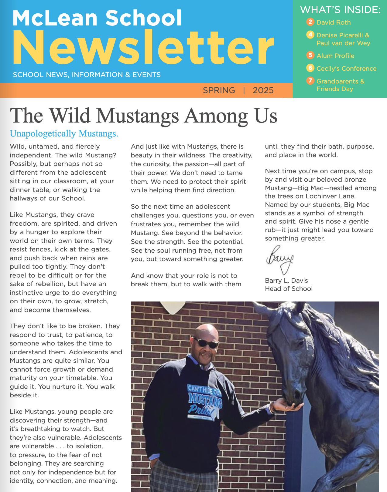 Mclean School Newsletter.
